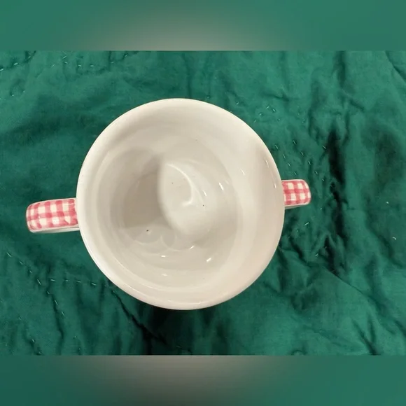 Childs Mug Two Handled Kelly B. Rightsell Designs Portugal Monkey & Turtle EUC - Picture 3 of 10